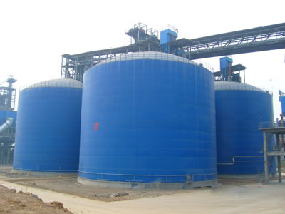 监利水泥钢板库改造